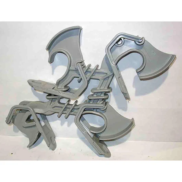 HDPE cable spacers for overhead distribution lines