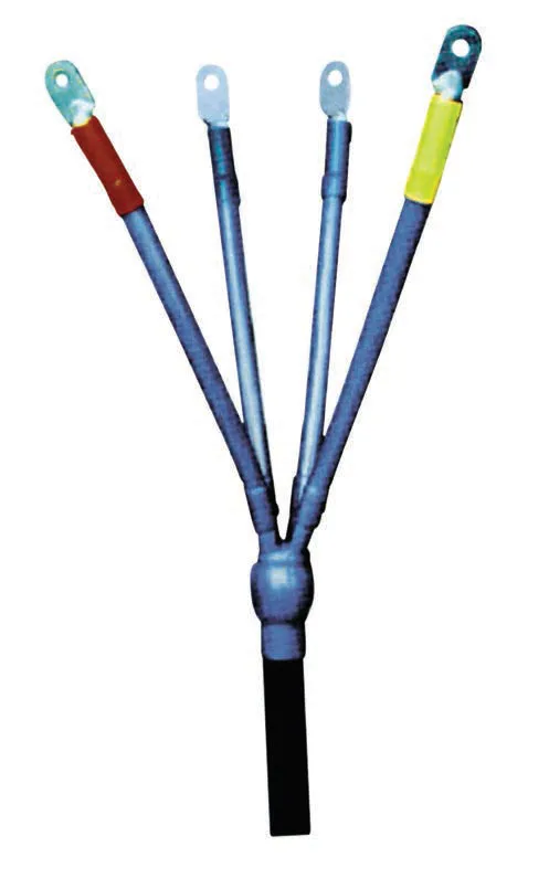 1 kV four-core heat-shrink cable termination
