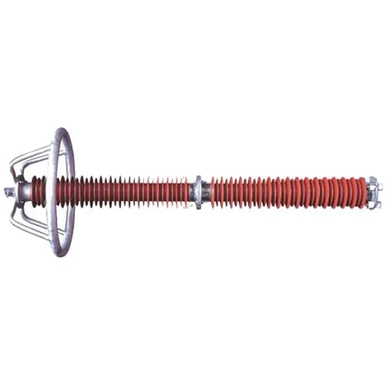 220 kV polymer station class surge arrester with corona grading ring