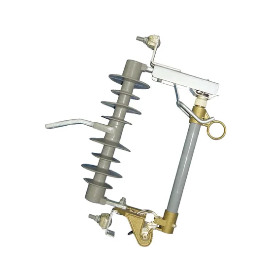 Grey silicone-rubber polymer loadbreak fuse cutout with fuse tube