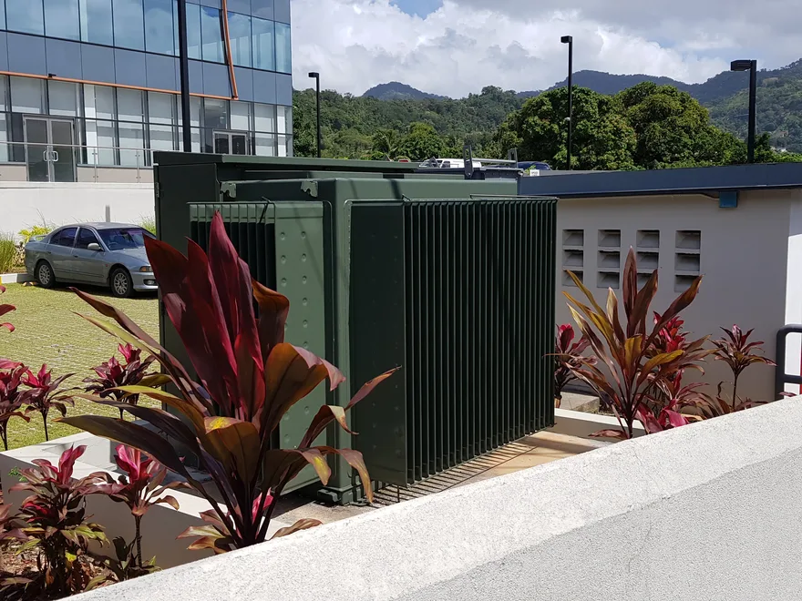 Prefabricated compact outdoor substation