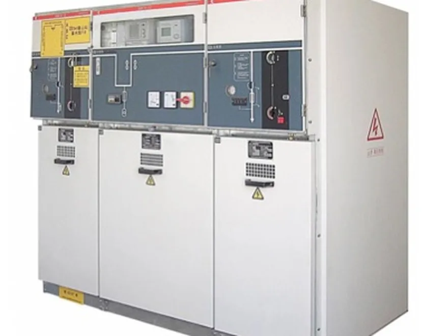 Ring main unit switchgear panels in an indoor substation